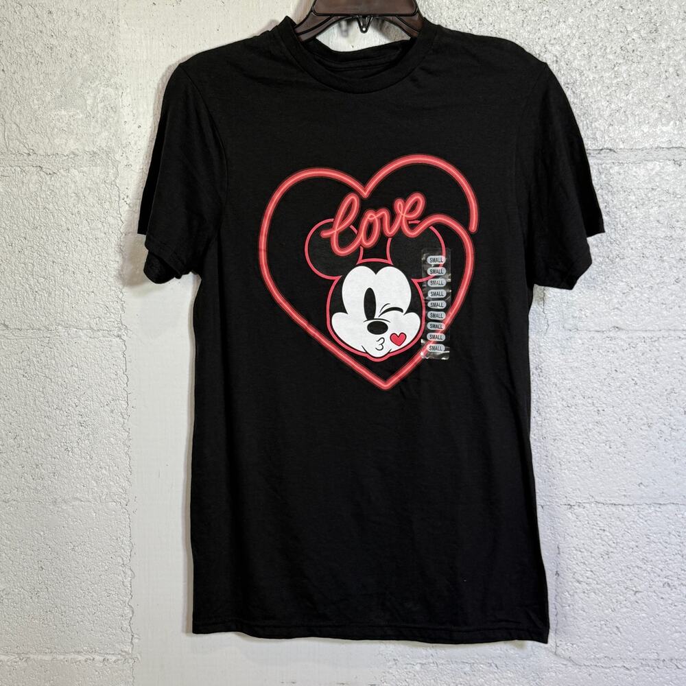 Hybrid Mickey Mouse Men's Short Sleeve T-shirt black Small